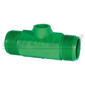Protočni merac regulatora 1" sa navojem M-M 1 1/4" 20BAR  - POLMAC ZELENI